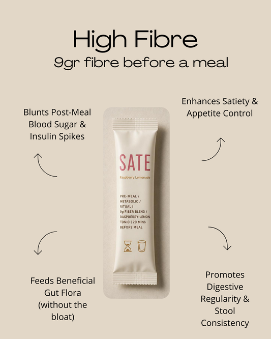 SATE Fibre drink | Raspberry Lime Mint · 25 Sachet